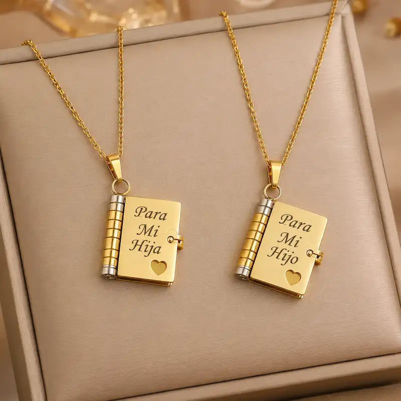 Lazo Eterno | Collar Libro «Para Mi Hija» - HOUSKYCHILE