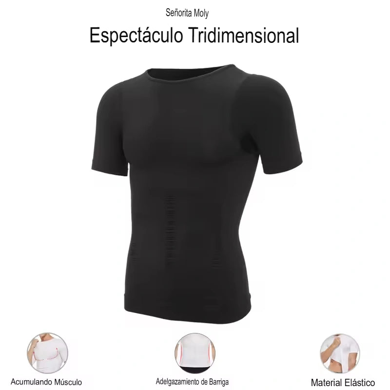 AlphaPulse™ | Polera de Compresión Manga Corta para Hombre