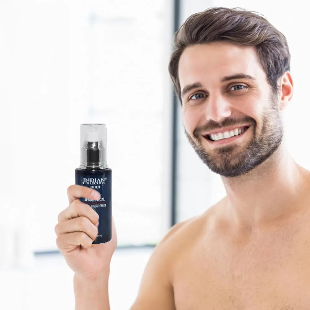 PACK ANTIEDAD PARA HOMBRE INDIAN COLLECTION – ÁCIDO HIALURÓNICO (SERUM + CREMA 50ML) - HOUSKYCHILE