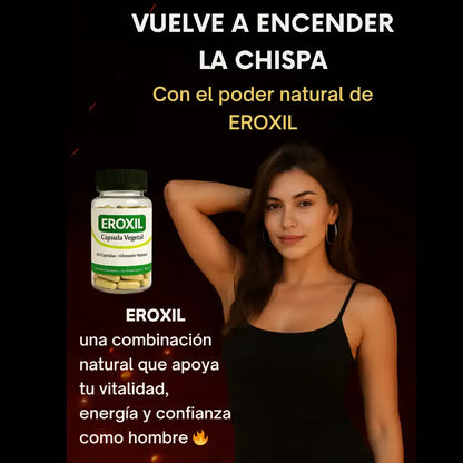 🔥 EROXIL Potenciador Natural Masculino – Aumenta tu Potencia y Confianza 💪 - HOUSKYCHILE