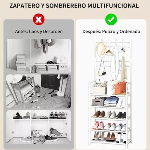 Ornix™ - Perchero Zapatero Multiuso - HOUSKYCHILE