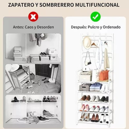 Ornix™ - Perchero Zapatero Multiuso - HOUSKYCHILE