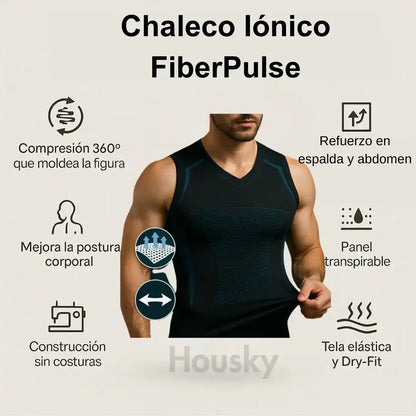 Chaleco Iónico FiberPulse™: Define tu estilo con Tecnologia avanzada - HOUSKYCHILE