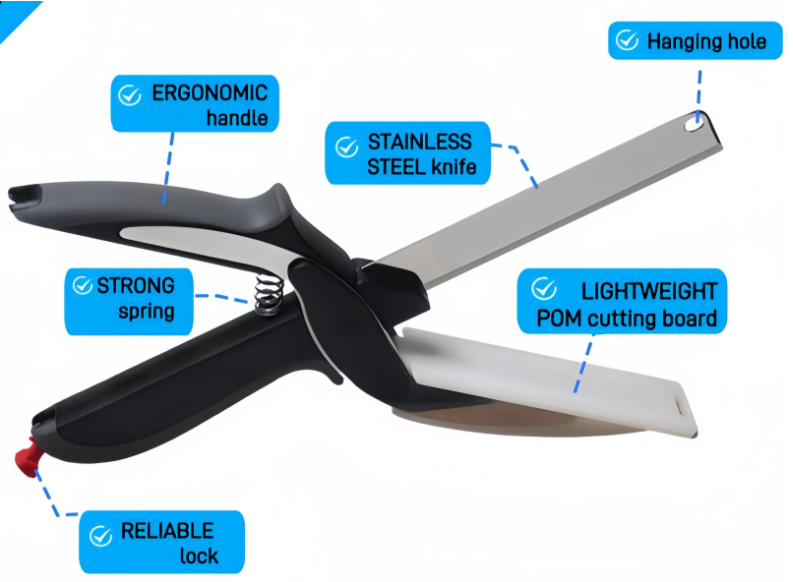 ChefTool: Compacto y fácil de usar para cualquier cocina.