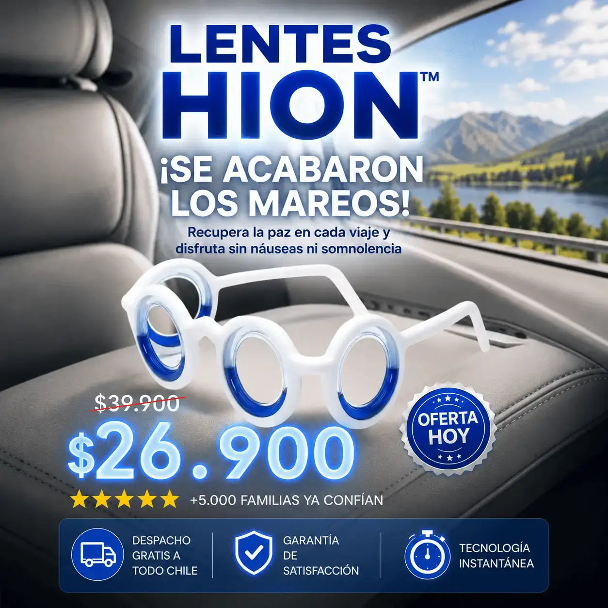 Lentes Hion™ - Lentes Antimareo Inteligentes - HOUSKYCHILE