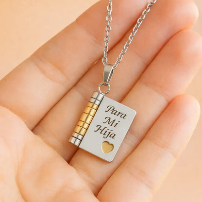 Lazo Eterno | Collar Libro «Para Mi Hija» - HOUSKYCHILE