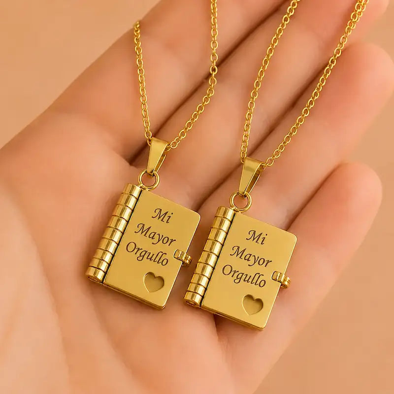 Mi Gran Orgullo | Collar Libro de Graduación 🎓 - HOUSKYCHILE