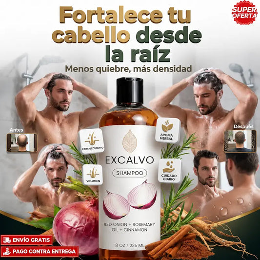 EXCALVO | SHAMPOO DE CRECIMIENTO CAPILAR 250 ml - HOUSKYCHILE