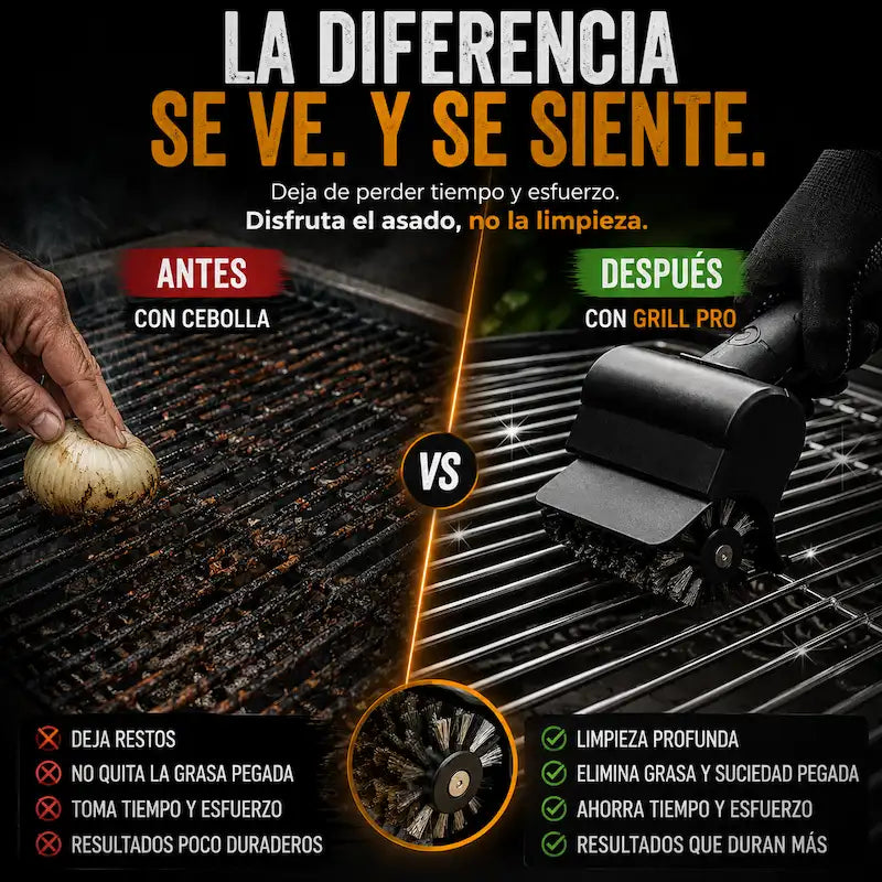 GrillPro ™ La forma más fácil de dejar tu parrilla lista para el próximo asado - HOUSKYCHILE