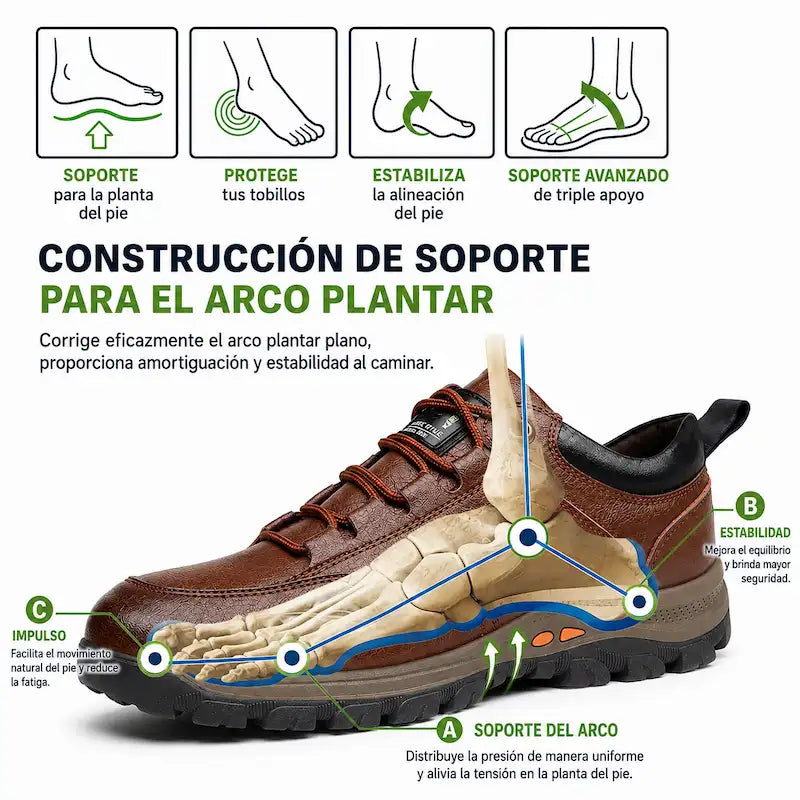 CONFORTEK  | Zapato Ortopédico para Hombre