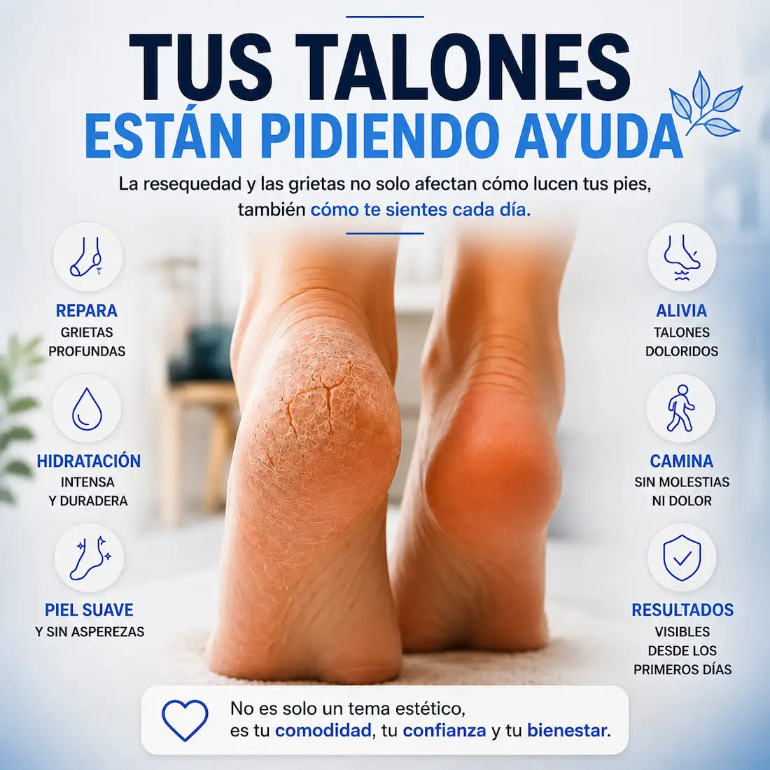 Kit Reparador Intensivo para Talones Agrietados - HOUSKYCHILE