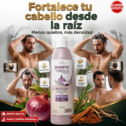 SHAMPOO FORTALECEDOR DE CRECIMIENTO CAPILAR 500ml - HOUSKYCHILE