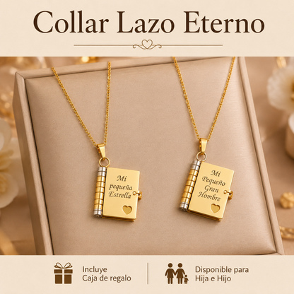 Lazo Eterno | Collar Libro para Hijas e Hijos - HOUSKYCHILE