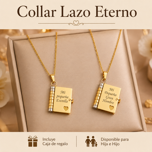 Lazo Eterno | Collar Libro para Hijas e Hijos - HOUSKYCHILE