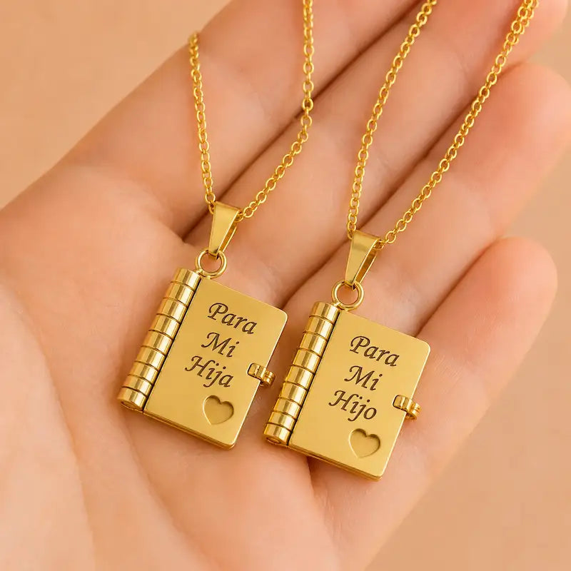 Lazo Eterno | Collar Libro para Hijas e Hijos - HOUSKYCHILE