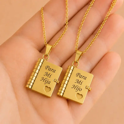 Lazo Eterno | Collar Libro para Hijas e Hijos - HOUSKYCHILE