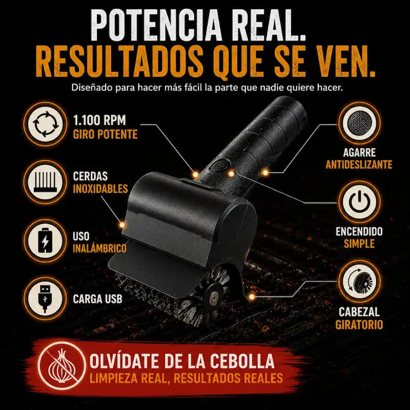 GrillPro ™ La forma más fácil de dejar tu parrilla lista para el próximo asado - HOUSKYCHILE