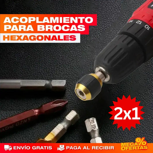 2X1 Adaptador Cambio de Brocas