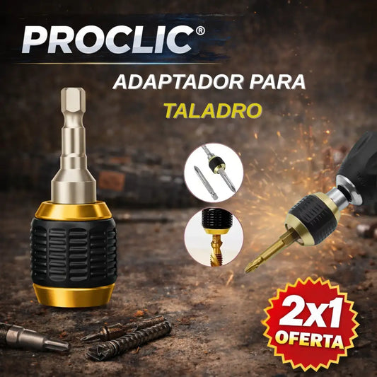 PROCLIC® | 2X1 Adaptador Cambio de Brocas - HOUSKYCHILE