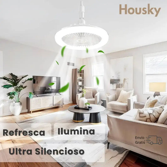 VENTILUX PRO - LÁMPARA VENTILADOR PRO 3 EN 1 - HOUSKYCHILE