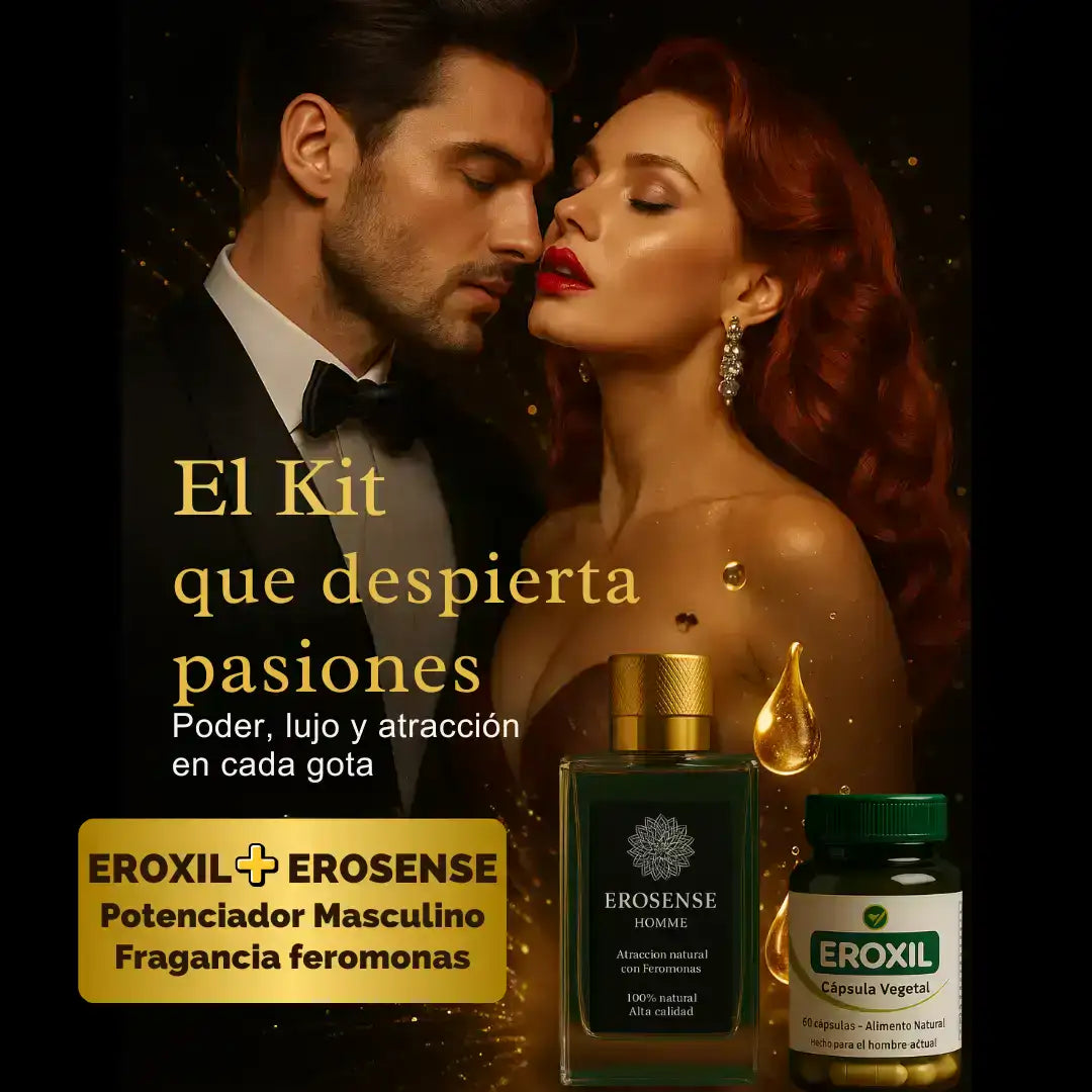 🔥 PACK PODER MASCULINO – Fragancia + Potencia Natural 💪 - HOUSKYCHILE