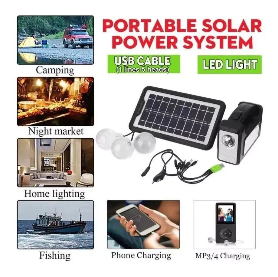 kit Solar + 🎁 Luz Solar Exterior