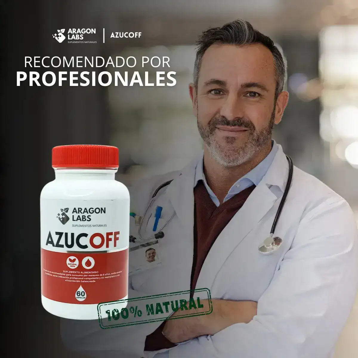 AZUCOFF | Control Natural de la Glucosa con Té Verde y Arándanos - HOUSKYCHILE