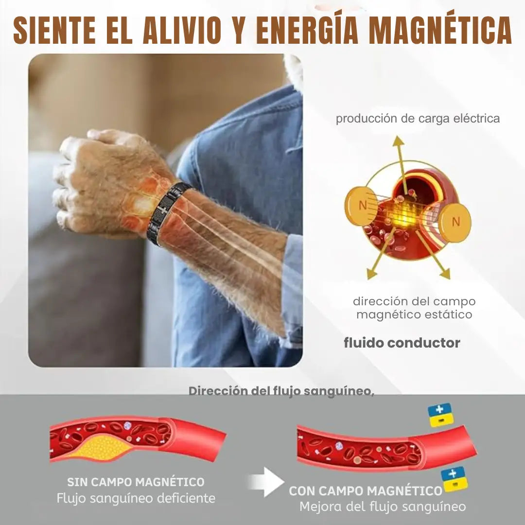 RUDHAL : PULSERA MAGNETICA DE COBRE - HOUSKYCHILE