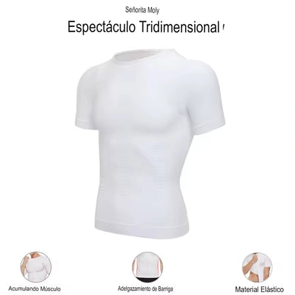 AlphaPulse™ | Polera de Compresión Manga Corta para Hombre