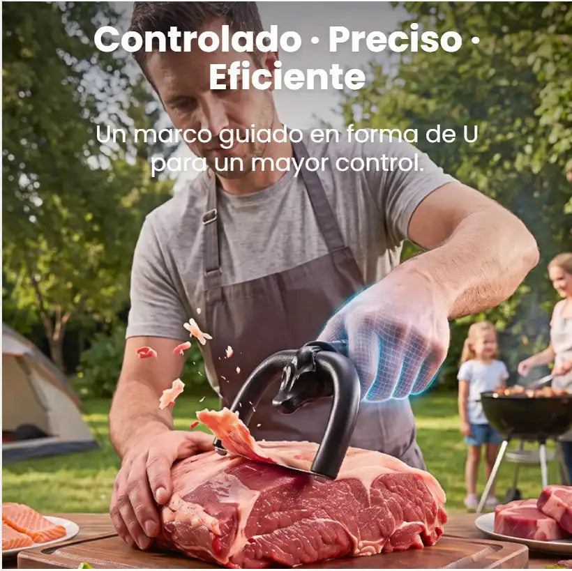 RemoGrass™ | Cortador de Grasa y Piel para Carnes y Pescados
