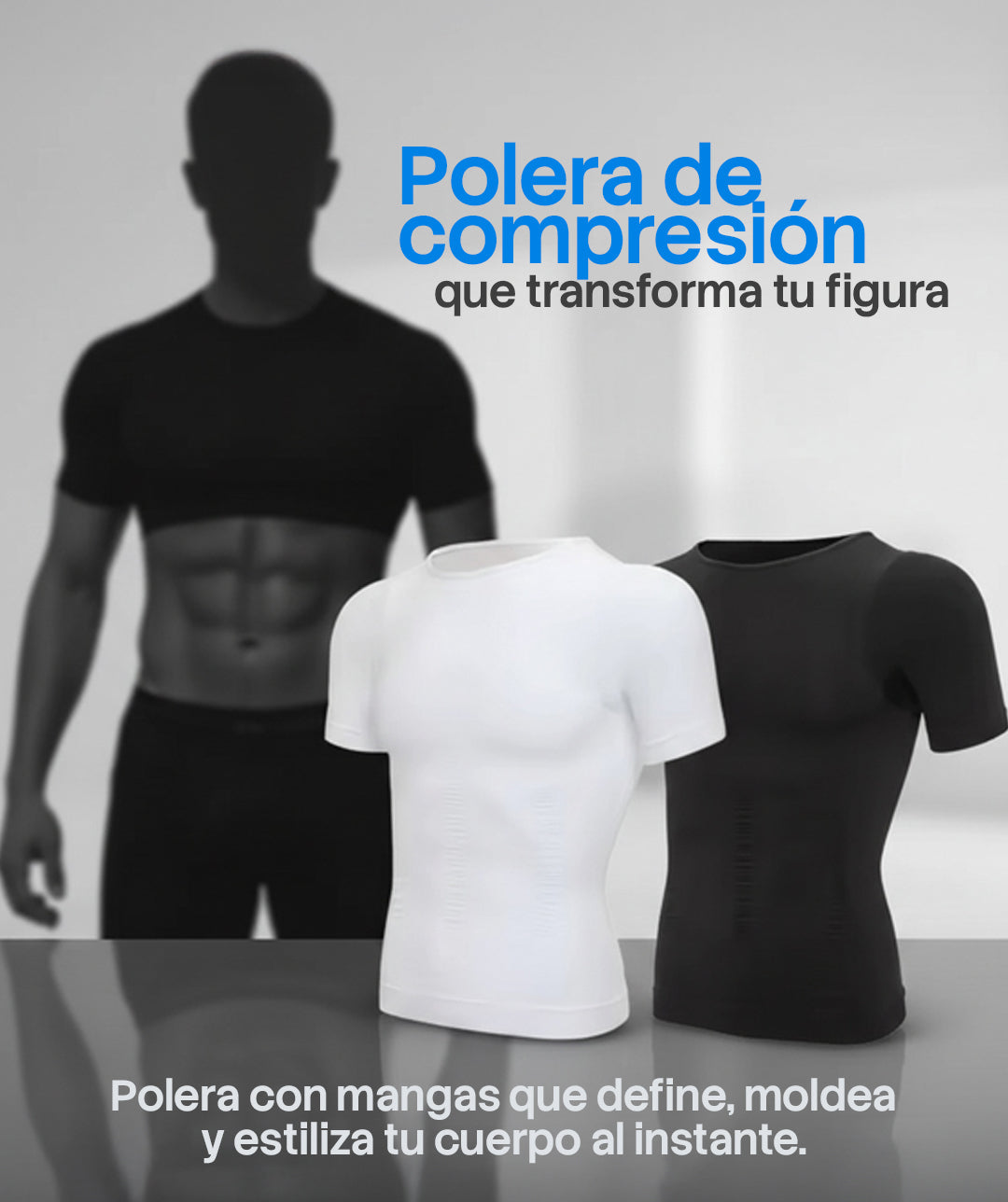 AlphaPulse™ | Polera de Compresión Manga Corta para Hombre