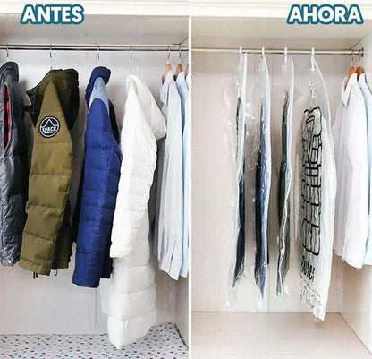 Compresor Eléctrico + 2 Bolsas Grandes al Vacío Reutilizables ¡De Regalo! 🎁 - HOUSKYCHILE