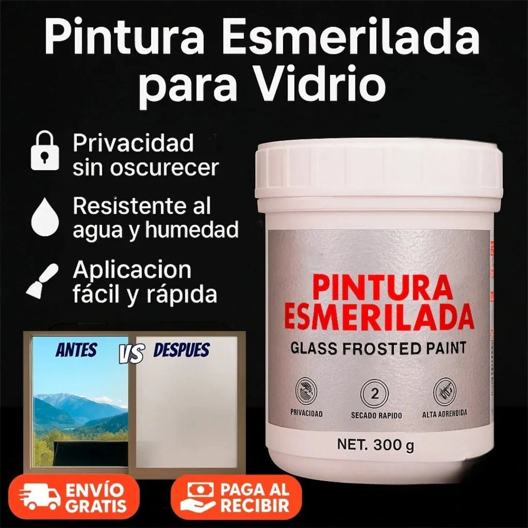 Pintura de Vidrio Esmerilado® - Privacidad y Estilo en Ventanas, Puertas y Oficinas - HOUSKYCHILE