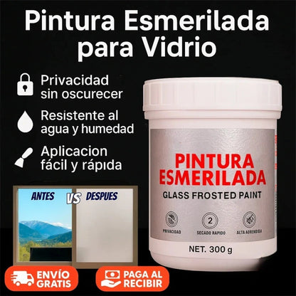 Pintura de Vidrio Esmerilado® - Privacidad y Estilo en Ventanas, Puertas y Oficinas - HOUSKYCHILE