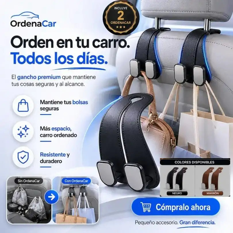 ORDENARCAR™ | Organizador Premium de Auto 2X1