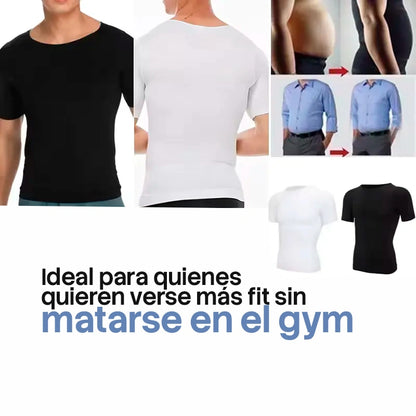 AlphaPulse™ | Polera de Compresión Manga Corta para Hombre