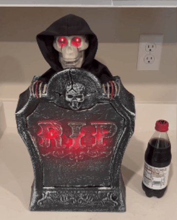 RIP Motion™- Lápida Calavera Automática con Luces LED! 💀✨ - HOUSKYCHILE