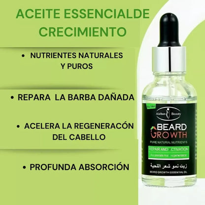 Kit para Barba 3 en 1: Crece, Moldea y Cuida Tu Estilo - HOUSKYCHILE