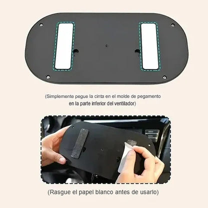 🚗 Ventilador Doble para Auto 360° – Aire fresco y comodidad en cada viaje - HOUSKYCHILE