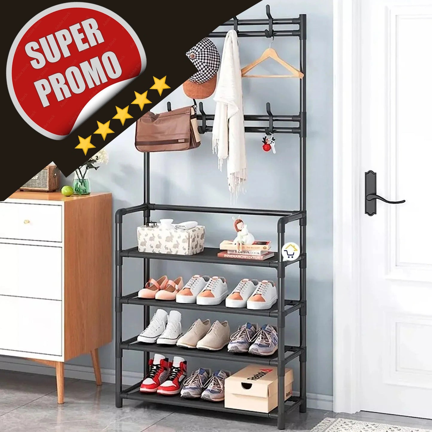 Ornix™ - Perchero Zapatero Multiuso - HOUSKYCHILE