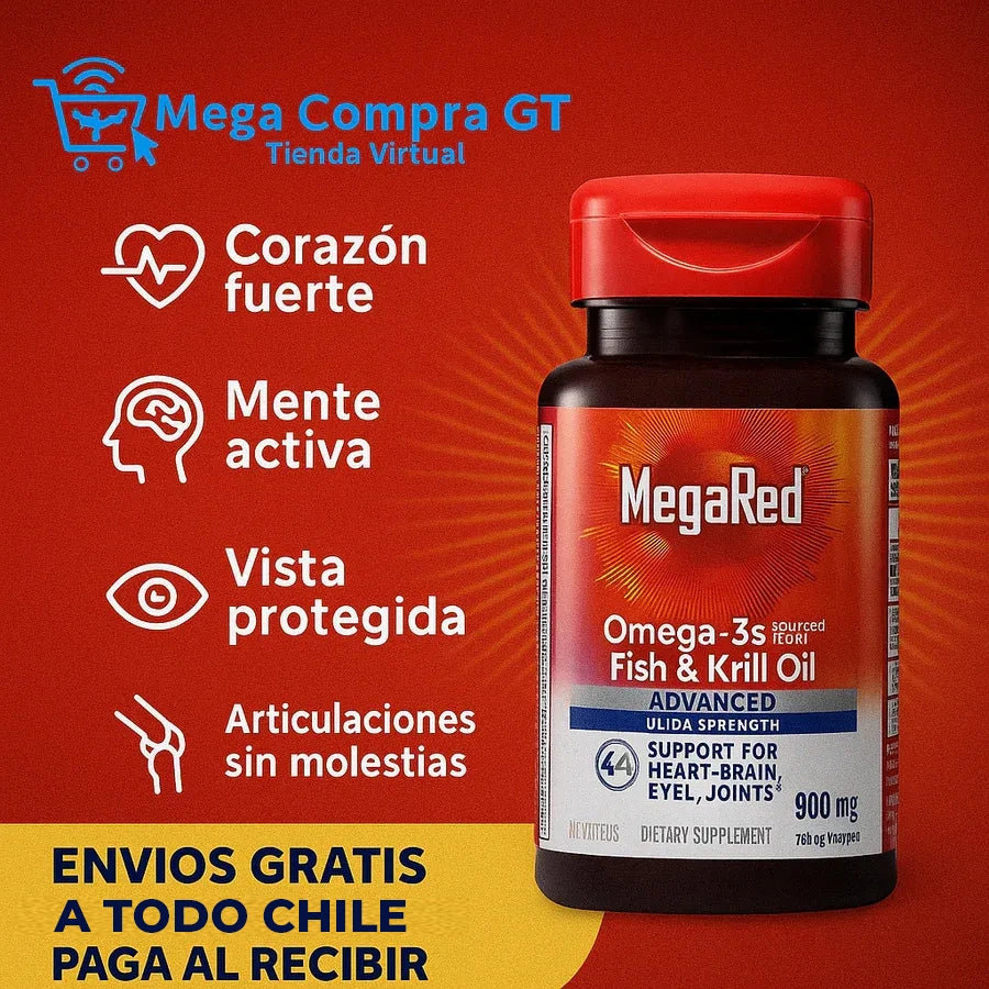 Megared Package MegaRed Advanced 4-in-1 Omega-3 - HOUSKYCHILE