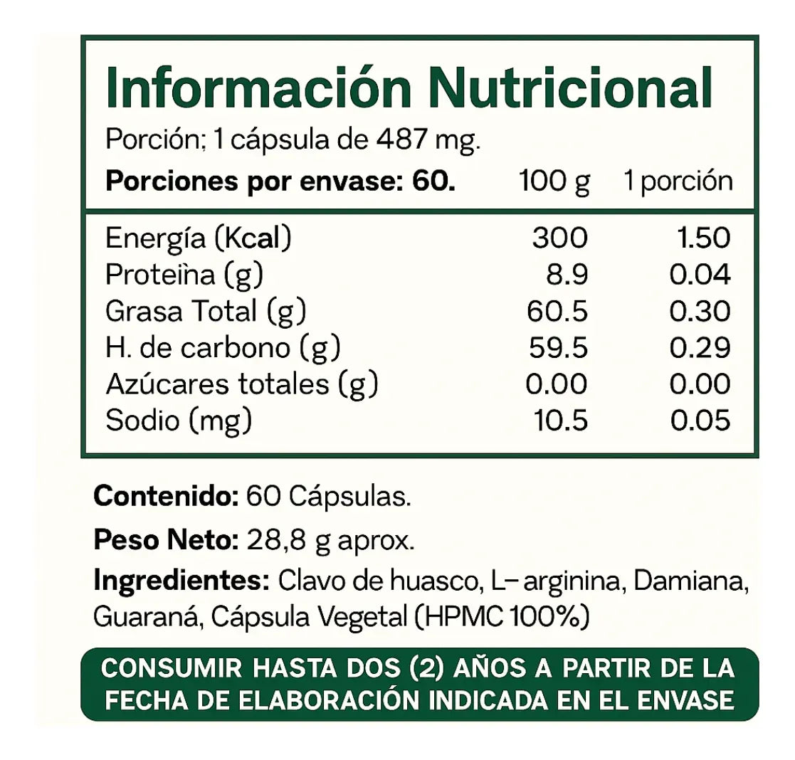 EROXIL® Potenciador Natural Masculino – Aumenta tu Potencia y Confianza 💪 - HOUSKYCHILE