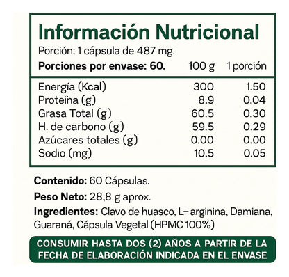 EROXIL® Potenciador Natural Masculino – Aumenta tu Potencia y Confianza 💪 - HOUSKYCHILE