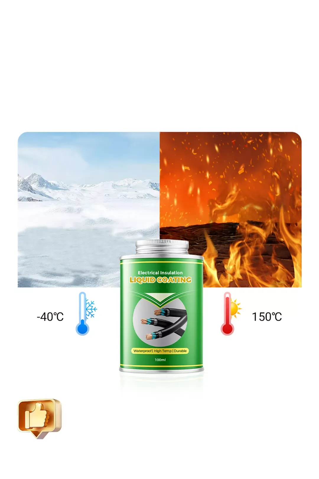 Cablok® 🛡️ Cinta Aislante Líquida Impermeable - HOUSKYCHILE