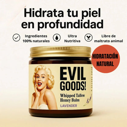 Crema Hidratante Natural con Sebo de Res y Miel