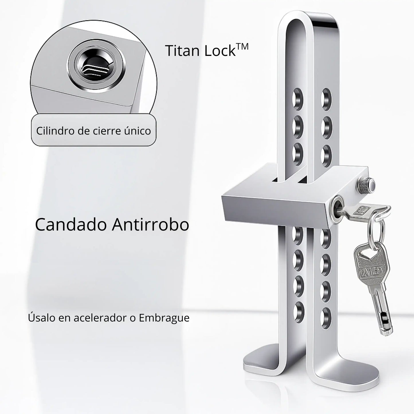 Pedal Lock™ | Candado Premium💎 antirrobo para el pedal de tu vehículo