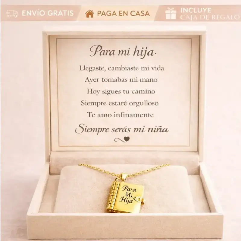 Lazo Eterno | Collar Libro para Hijas e Hijos - HOUSKYCHILE