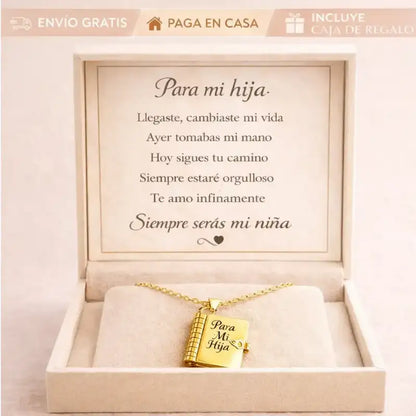 Lazo Eterno | Collar Libro para Hijas e Hijos - HOUSKYCHILE