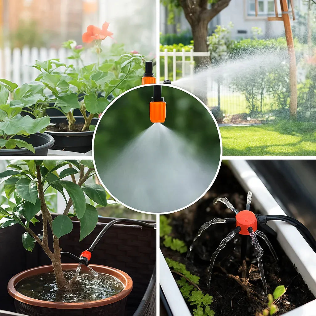 Kit de Riego Automático 10 m -  Riego Fácil y Ahorro de Agua - HOUSKYCHILE