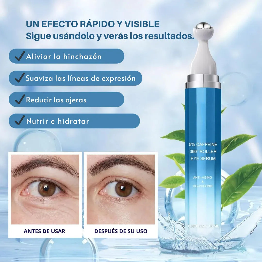 Eye™ - Sérum Coreano contorno de Ojos con Cafeína 5% – Antiedad, Reduce Ojeras - HOUSKYCHILE